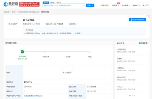 花小豬布局出行新生態(tài) 申請(qǐng)“霸王花出行”“nan打車”等商標(biāo)，軟件服務(wù)多元化升級(jí)